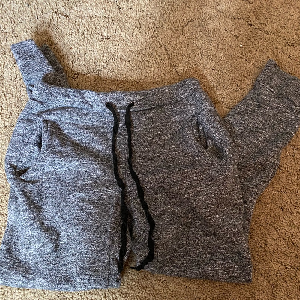 Forever 21 cozy grey joggers